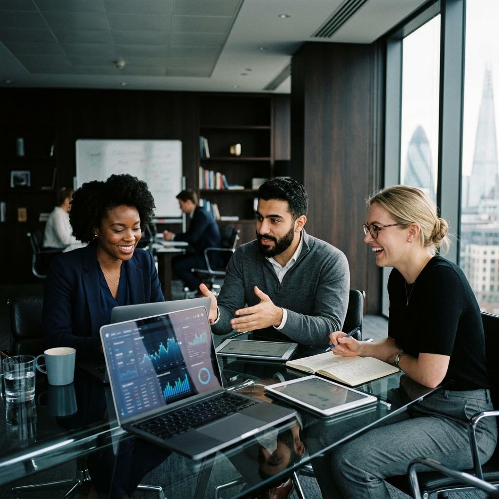 Équipe d'ingénieurs et d'analystes quantitatifs Stakeli au travail